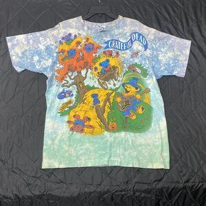 Vintage Grateful Dead Shirt XL Rise and Fall Tour 1993 Original Shawn Kenney GDM